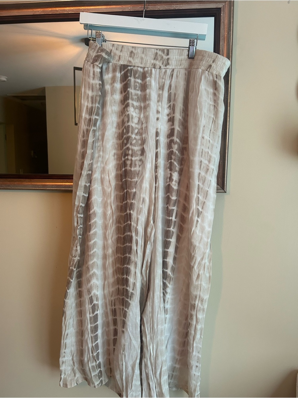 Apt. 9 Neutral Taupe Wide-Leg Pants
